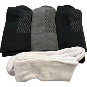 Tommie Copper Mens Compression Socks Multi Pack Black Grey White Copper Znergy